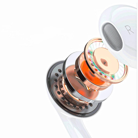 Dudao X14PROL-W1 Kopfhörer mit Lightning Connector weiß (X14PROL-W1)