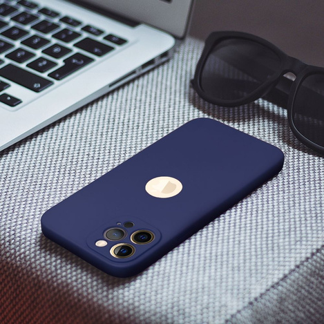 Futerał SOFT do IPHONE 15 PRO ciemny niebieski