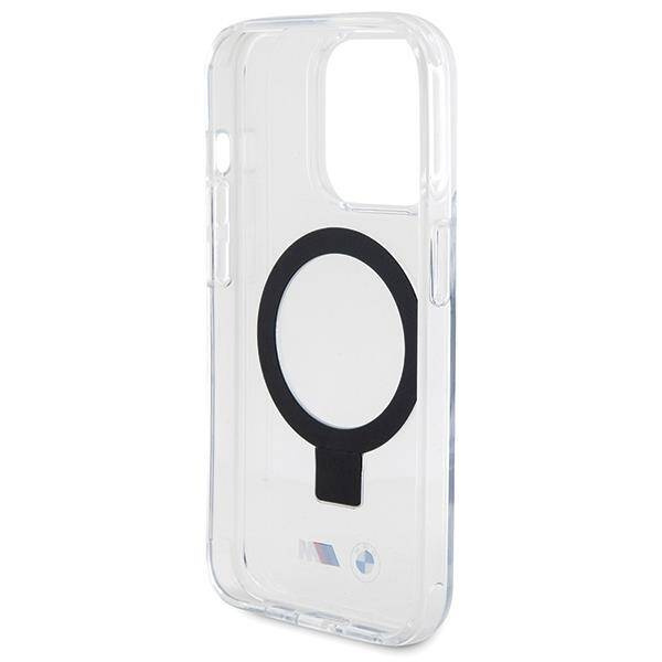 BMW Ring Stand M Collection MagSafe - Etui iPhone 15 Pro (przezroczysty)