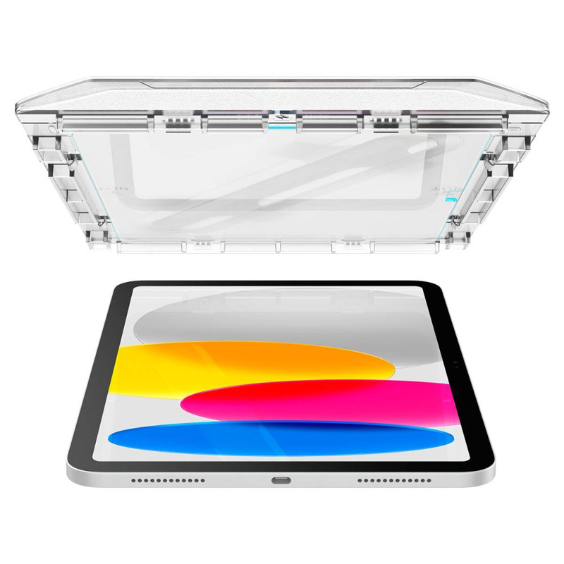 GEHÄRTETES GLAS Spigen GLAS.TR &quot;EZ FIT&quot; IPAD 10.9 2022 KLAR