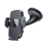 Joyroom JR-ZS259 mechanical car holder universal for phone on cockpit / window - black