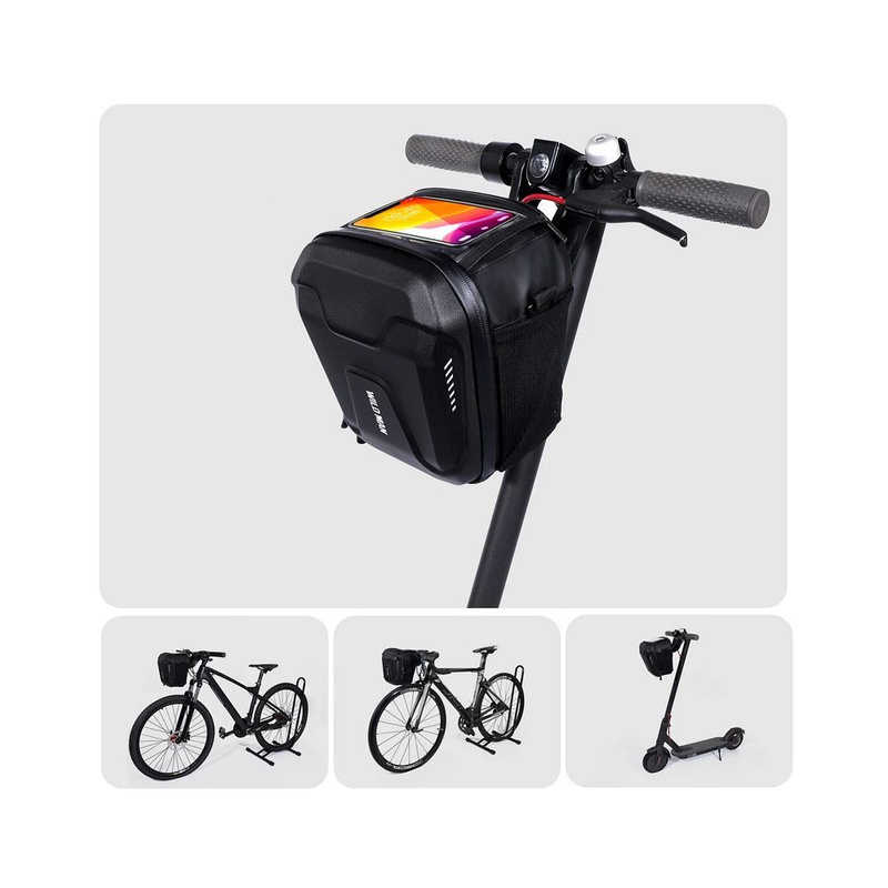 Uchwyt rowerowy / torba z pokrowcem na kierownice na zamek WILDMAN GS9 3L