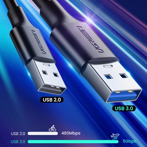 Ugreen kabel przewód USB 3.0 - USB Typ C 2m 3A czarny (20884)
