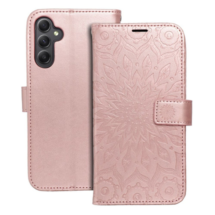 Kabura MEZZO Book do SAMSUNG A34 5G mandala złoty róż
