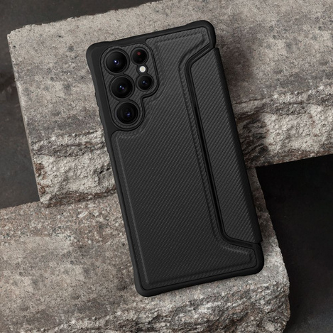 Kabura RAZOR Book do SAMSUNG S22 Ultra czarny