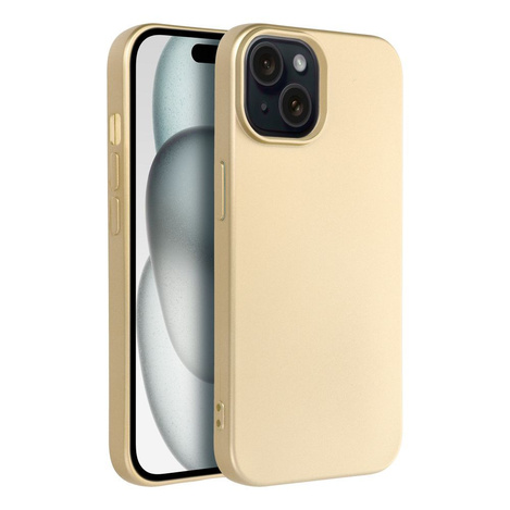 Futerał METALLIC do IPHONE 15 złoty