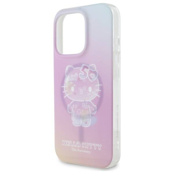 Original Case IPHONE 16 PRO MAX Hello Kitty Hardcase IML 50TH Anniversary MagSafe (HKHMP16XH50AP) pink