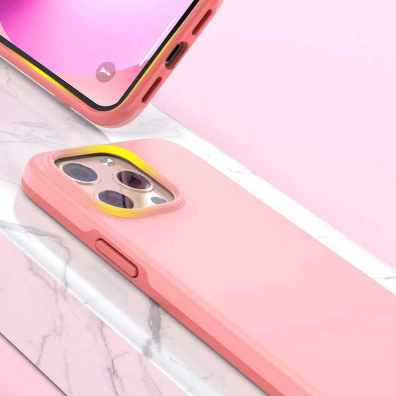 Choetech MFM Anti-drop case etui do iPhone 13 Pro Max różowy (PC0114-MFM-PK)