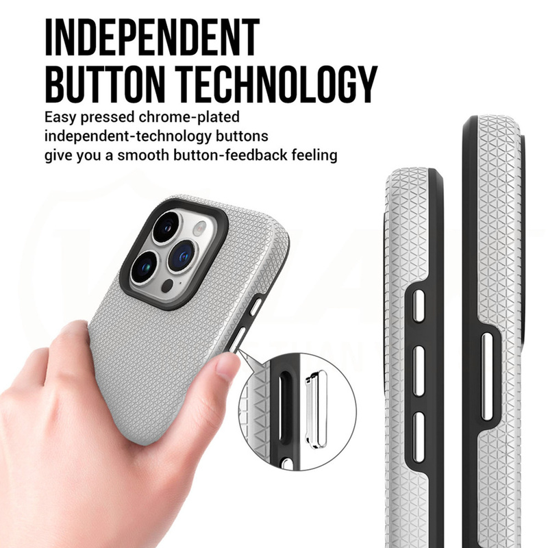 Vmax nakładka Triangle Case do Samsung Galaxy A35 5G srebrna