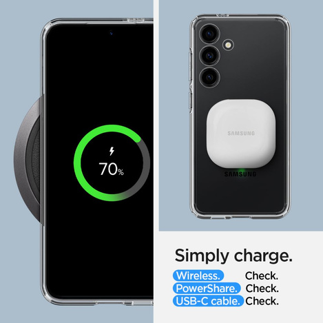 Spigen Ultra Hybrid-Hülle für Samsung Galaxy S24 – mattschwarz