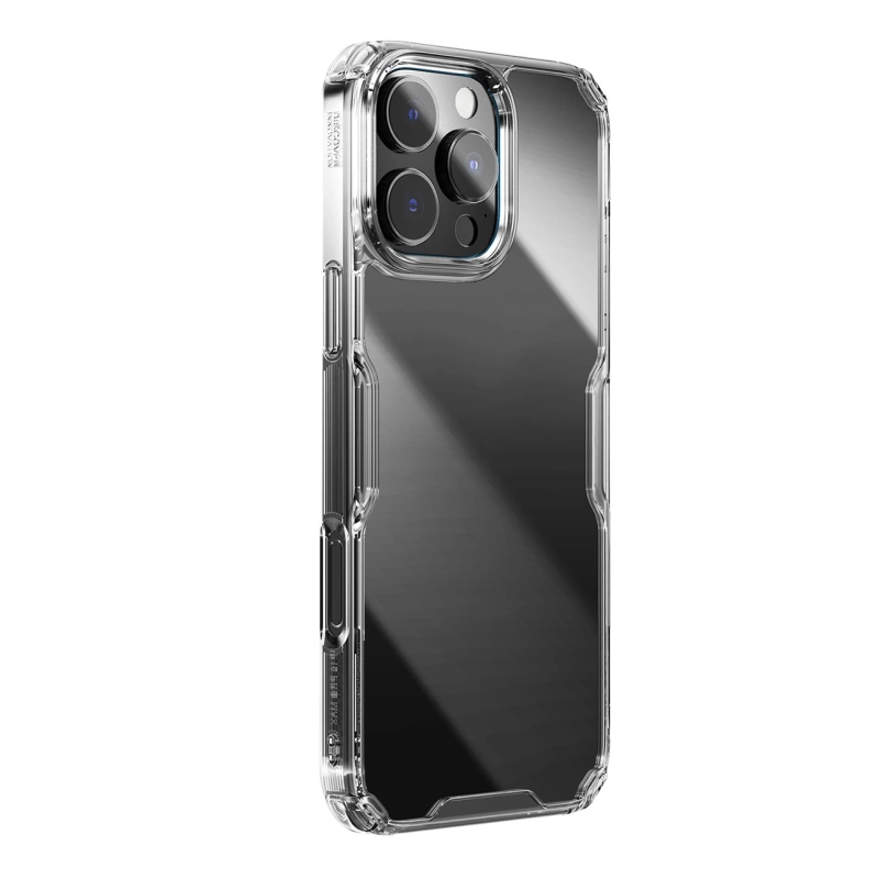 Etui Nillkin Nature Pro Case na iPhone 16 Pro - przezroczysto-białe
