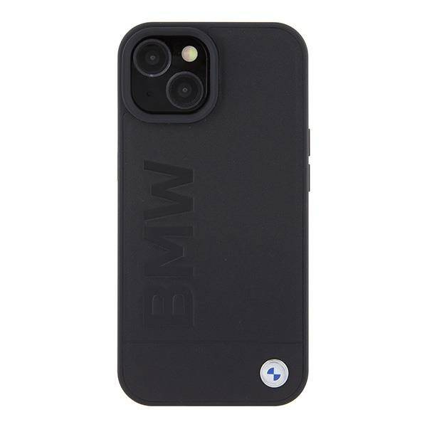 Etui BMW Signature Logo Imprint MagSafe do iPhone 15 - czarne