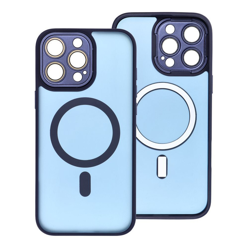 Futerał VARIETE MAG COVER kompatybilny z MagSafe do IPHONE 15 PRO granatowy