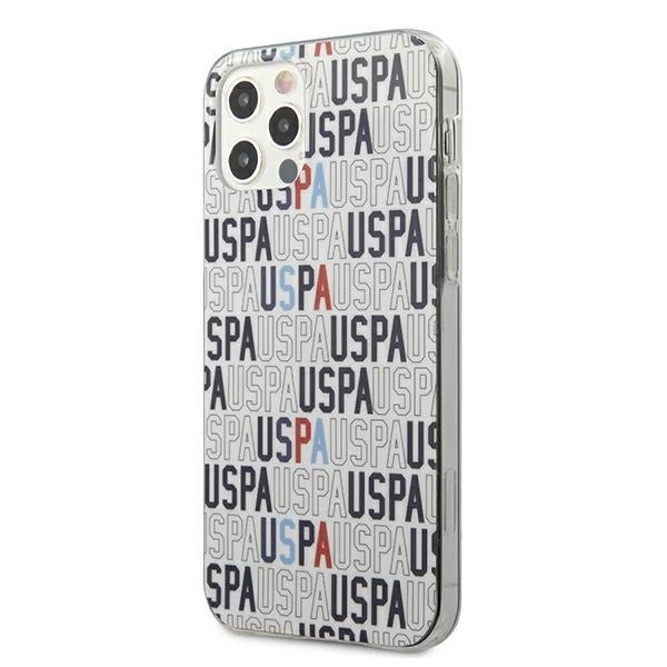 US Polo USHCP12MPCUSPA6 iPhone 12 Pro / iPhone 12 biały/white Logo Mania Collection
