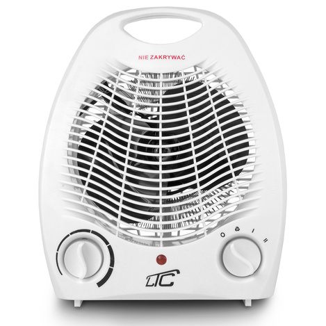Grzejnik biały - termowentylator LTC REG. 1000/2000W - 230V