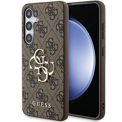 Oryginalne Etui GUESS hardcase 4G Big Metal Logo GUHCSA354GMGBR do Samsung Galaxy A35 brązowy