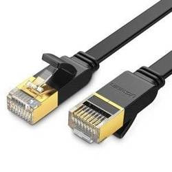 UGREEN Ethernet RJ45 Flat network cable , Cat.7, STP, 0.5m (Black)
