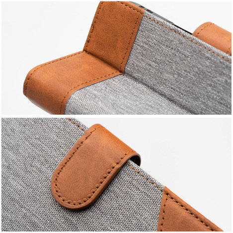 Kabura JEANS Book do IPHONE 16 Pro szary