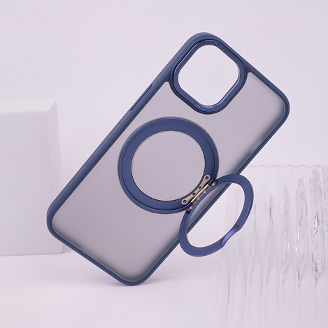 Nakładka Mag Ring Rotating do iPhone 15 Pro Max 6,7&quot; granatowy