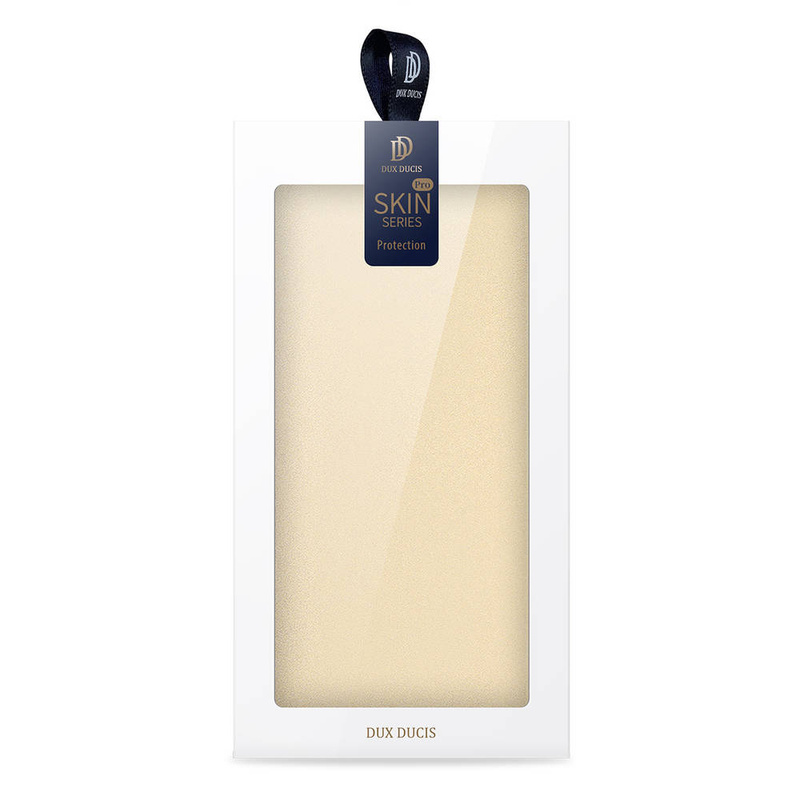 Dux Ducis Skin Pro kabura etui pokrowiec z klapką Samsung Galaxy S22 Ultra złoty