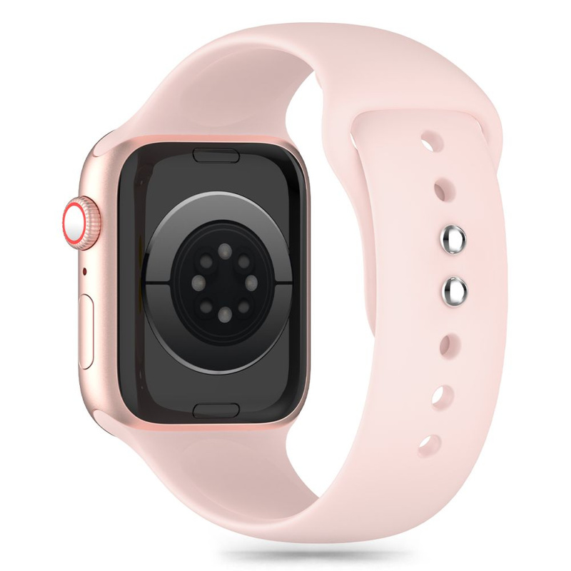 Pasek Tech-Protect Silicone na Apple Watch 4 / 5 / 6 / 7 / 8 / 9 / SE (38 / 40 / 41 mm) - różowy