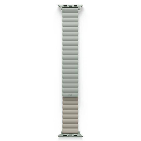 UNIQ pasek Revix Apple Watch Series 4/5/6/7/8/SE/SE2/Ultra 42/44/45mm. Reversible Magnetic szałwia-beżowy/sage-beige