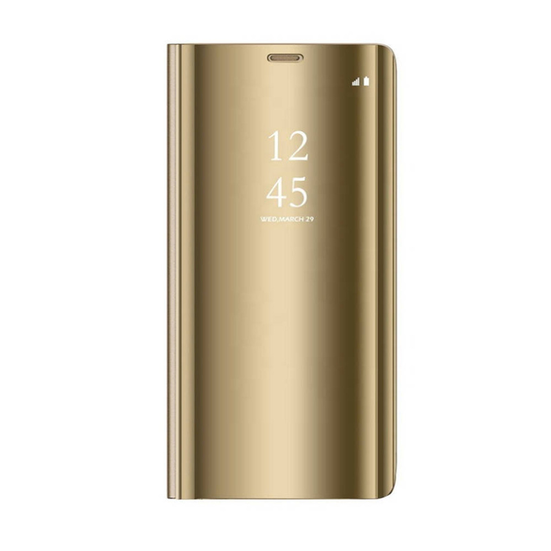 Etui Smart Clear View do Samsung Galaxy S9 Plus G965 złoty