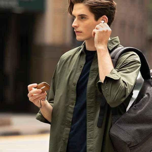 UNIQ etui Terra AirPods Pro 2 gen. Genuine Leather brązowy/toffee brown