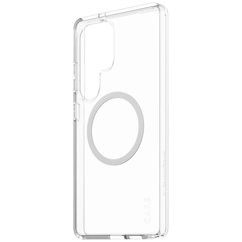 CARE by PanzerGlass Flagship Urban Combat White QI Case for Samsung Galaxy S25 Ultra - Transparent