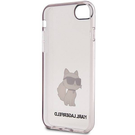Karl Lagerfeld nakładka do iPhone 7 / 8 / SE KLHCI8HNCHTCP różowa hardcase IML NFT Choupette
