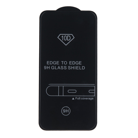 Szkło hartowane 10D do Motorola Moto G55 czarna ramka