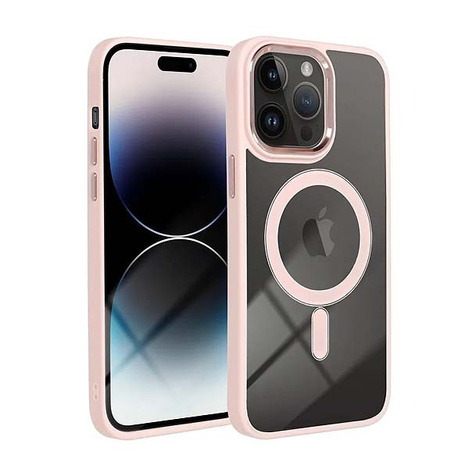 ECOBOX MAG CASE COVER MAGSAFE IPHONE 15 PRO MAX RÓŻOWY