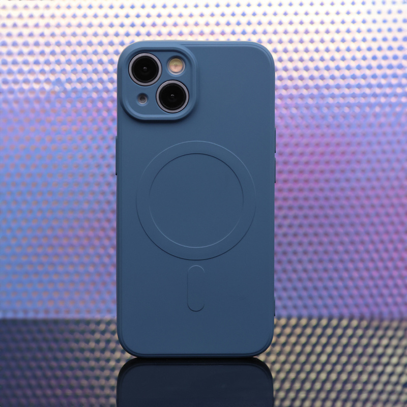 Nakładka Simple Color Mag do iPhone 16 6,1" granatowa