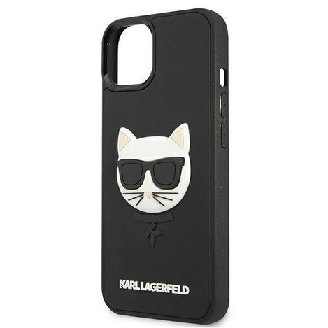 Karl Lagerfeld KLHCP13SCH3DBK 13 mini 5,4 &quot;schwarz / schwarzes Hardcase 3D Rubber Choupette