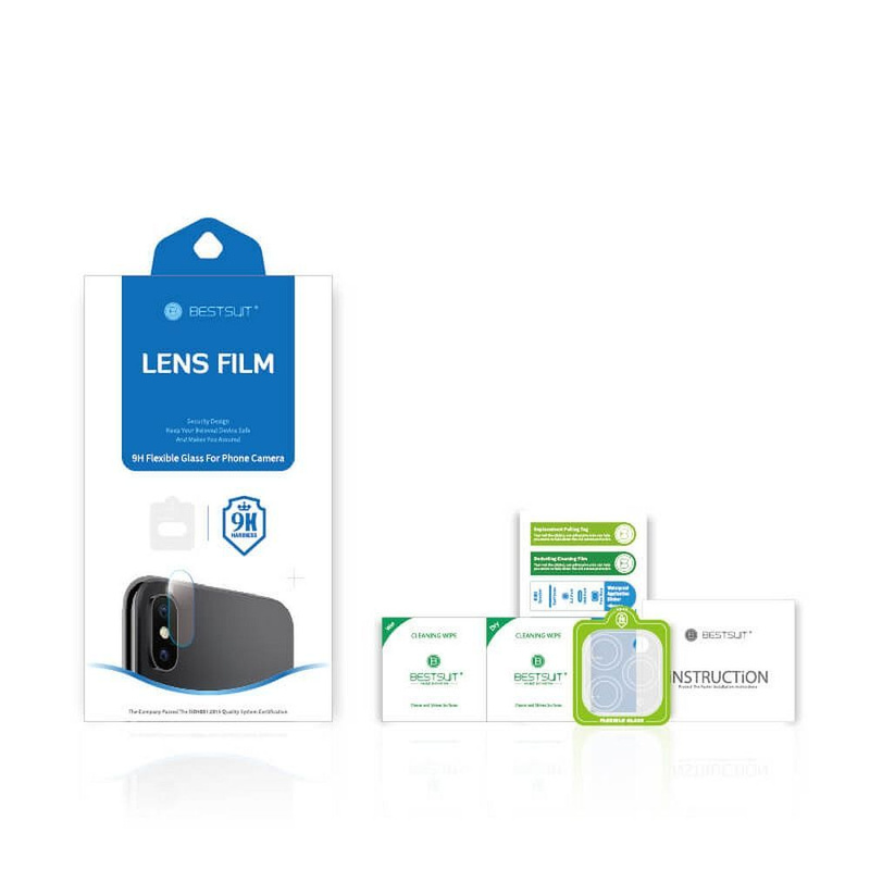 Szkło hybrydowe Bestsuit Flexible na tylny aparat do iPhone 15/15 Plus