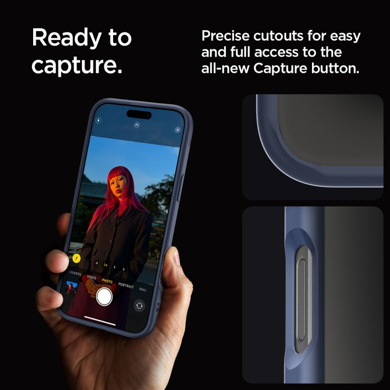 Spigen Ultra Hybrid iPhone 16 Pro Max navy blue/granatowy ACS07997
