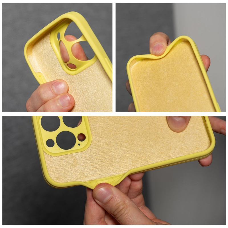 Futerał SILICONE 2mm do IPHONE 11 żółty