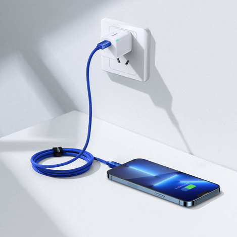 Baseus Crystal Shine Series Fast Charging Data Cable Type-C to iP 20W 1.2m Blue