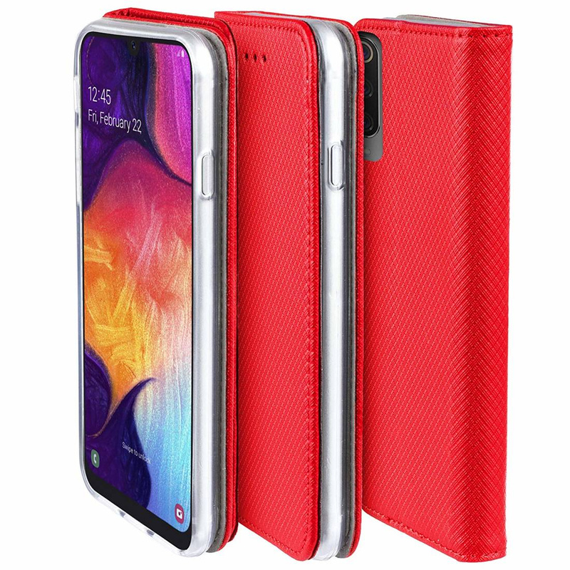 Etui XIAOMI REDMI A3 Portfel z Klapką Flip Magnet czerwone