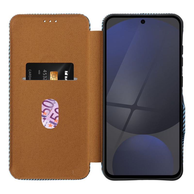 Kabura FOLIO Side Magnet do SAMSUNG A56 5G niebieski
