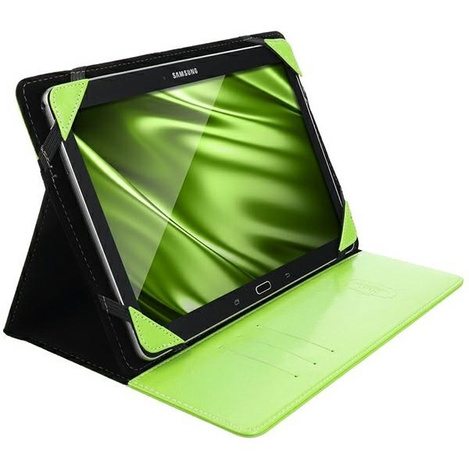 Uniwersalne etui / pokrowiec BLUN na tablet 10" limonka (UNT)