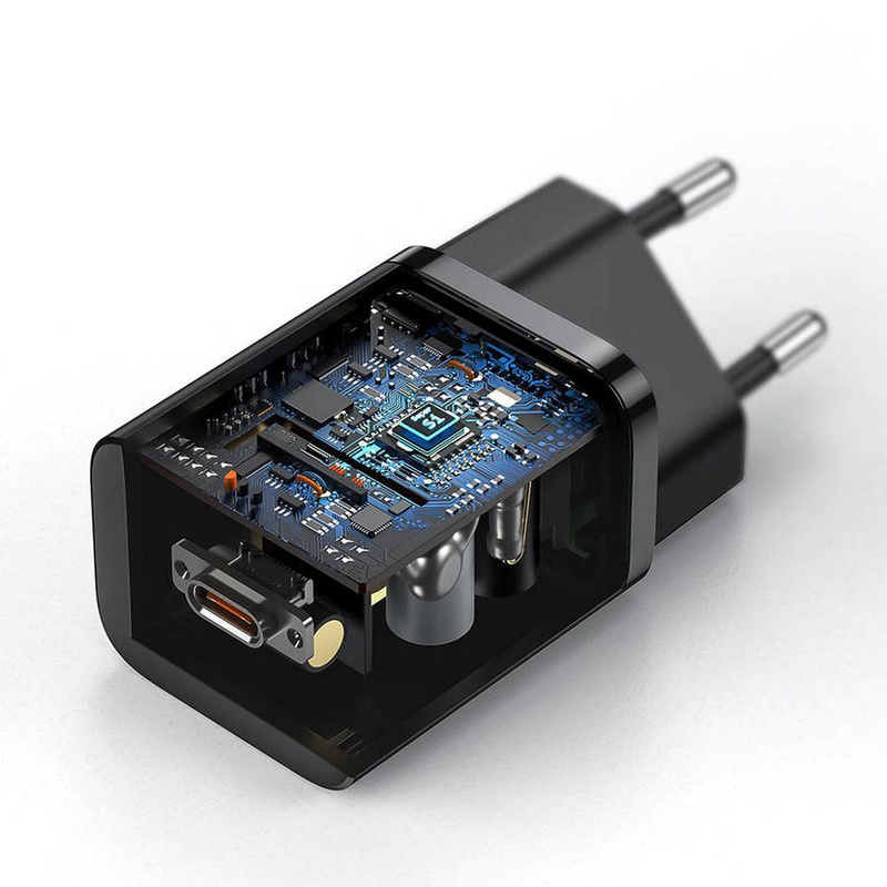Baseus Super Si  Quick Charger 1C 25W EU Black