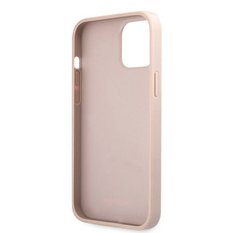 Guess GUHCP12M4GMGPI iPhone 12/12 Pro 6,1" różowy/pink hardcase 4G Big Metal Logo