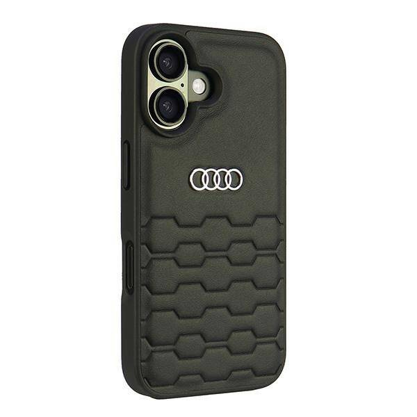 Audi nakładka Synthetic Leather do iPhone 16 6.1" czarna