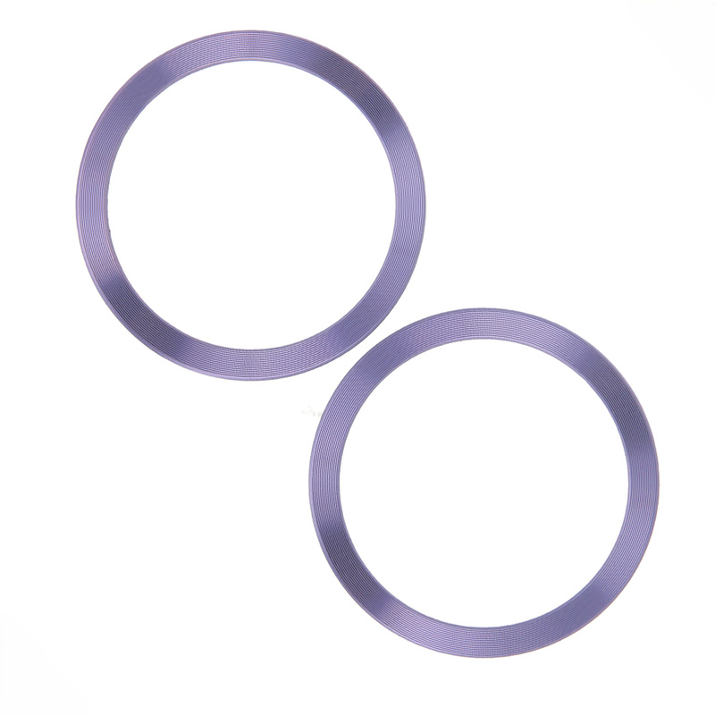 Metal Ring (2szt.) jasnofioletowy