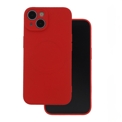 Nakładka Simple Color Mag do iPhone 15 6,1" czerwona