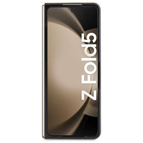 Original Case SAMSUNG GALAXY Z FOLD 5 Mercedes Hardcase Leather Urban (MEHCZFD5ARMBK) black