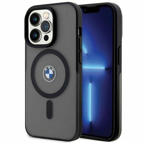 Case BMW BMHMP14XDSLK iPhone 14 Pro Max 6.7&quot; black/black hardcase Signature MagSafe