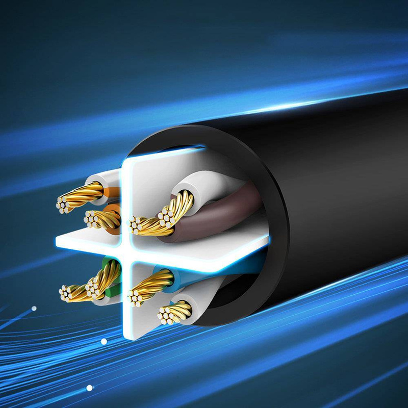 Ugreen Flat LAN Ethernet Cat. 6 5m schwarz (NW102)