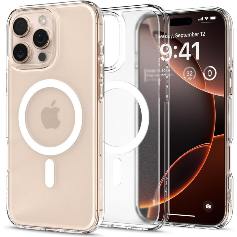 Spigen Ultra Hybrid MAG iPhone 16 Pro MagSafe frost clear ACS08133